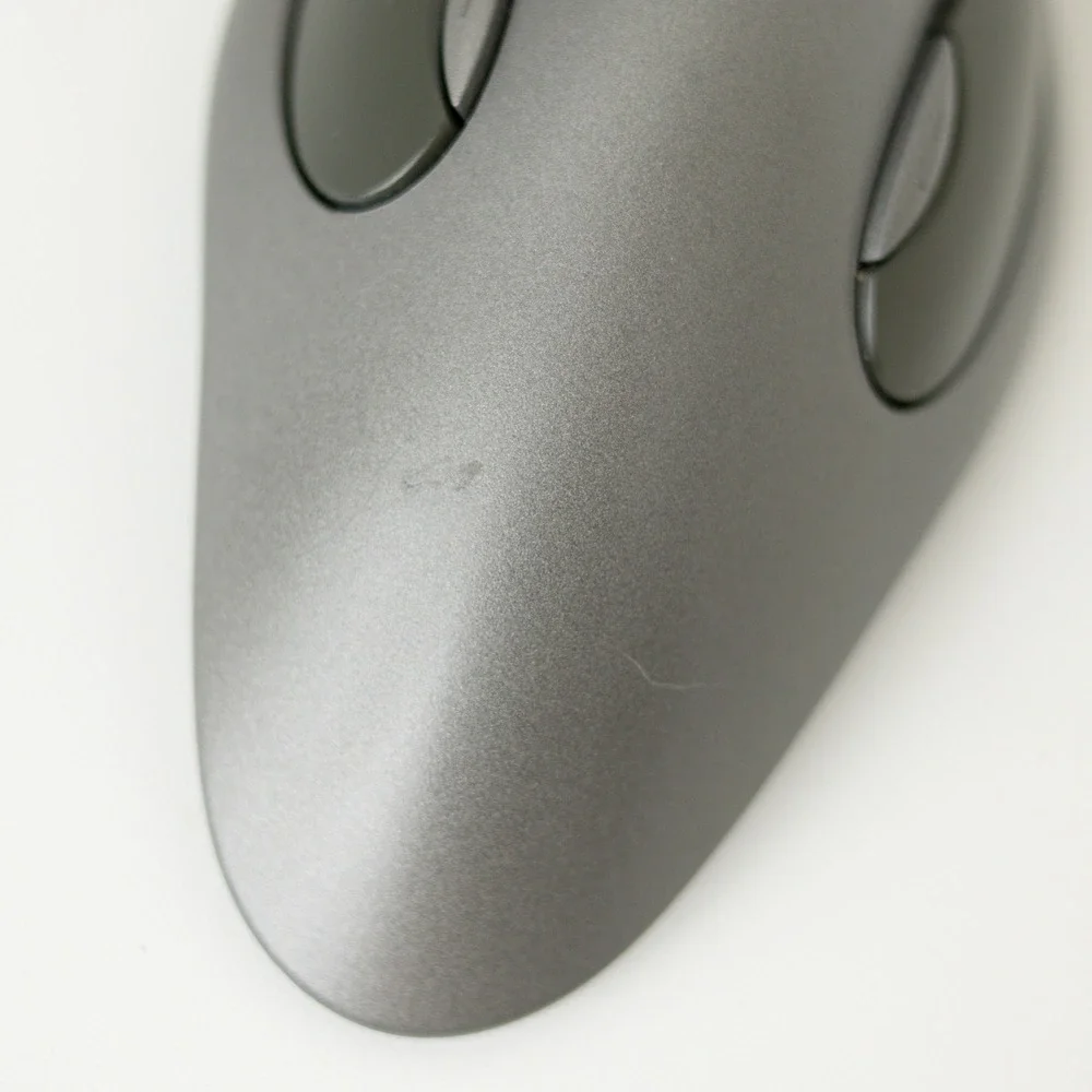 Logitech Trackman Marble Mouse Trackball T-BC21 Grey Red Ambidextrous 804377